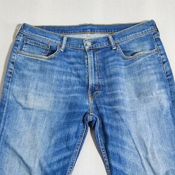 Levi's 314 Jeans men's size W36/L30 denim blue colour straight leg denim - Picture 2 of 14